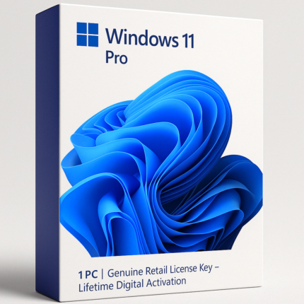 Windows 11 Pro for 1 PC – Lifetime License – 32/64 Bit