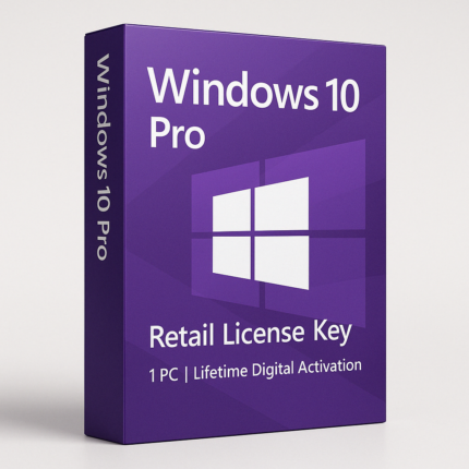 Windows 10 Pro – License Key for 1 PC | Online Activation